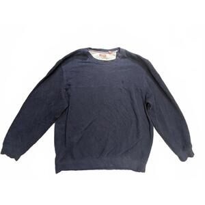 IZOD Men's XL Dark Blue Casual Pullover Sweater Good Condition (Pre-owned)